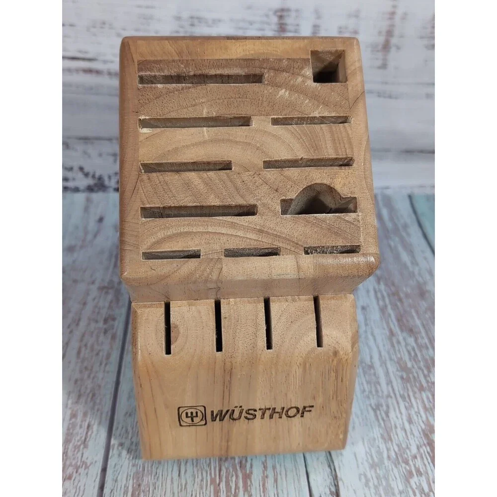 Wusthof 15 Slot Wooden Knife Block - Picture 13 of 13
